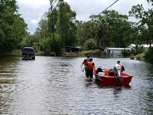 Flooding.