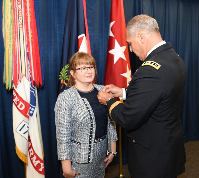 From supply clerk to senior leader: Mosher promoted to Senior Executive Service