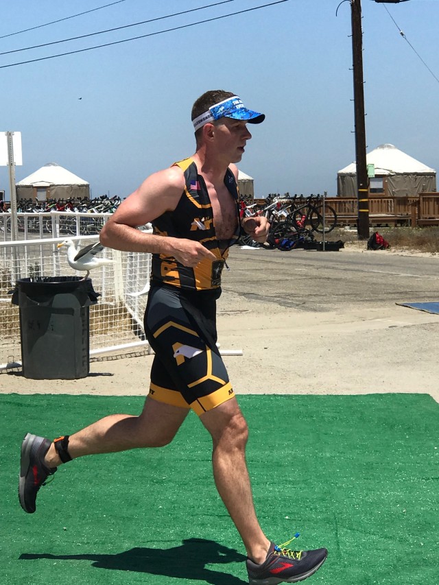 Soldier takes hobby to next level, competes in Armed Forces Triathlon