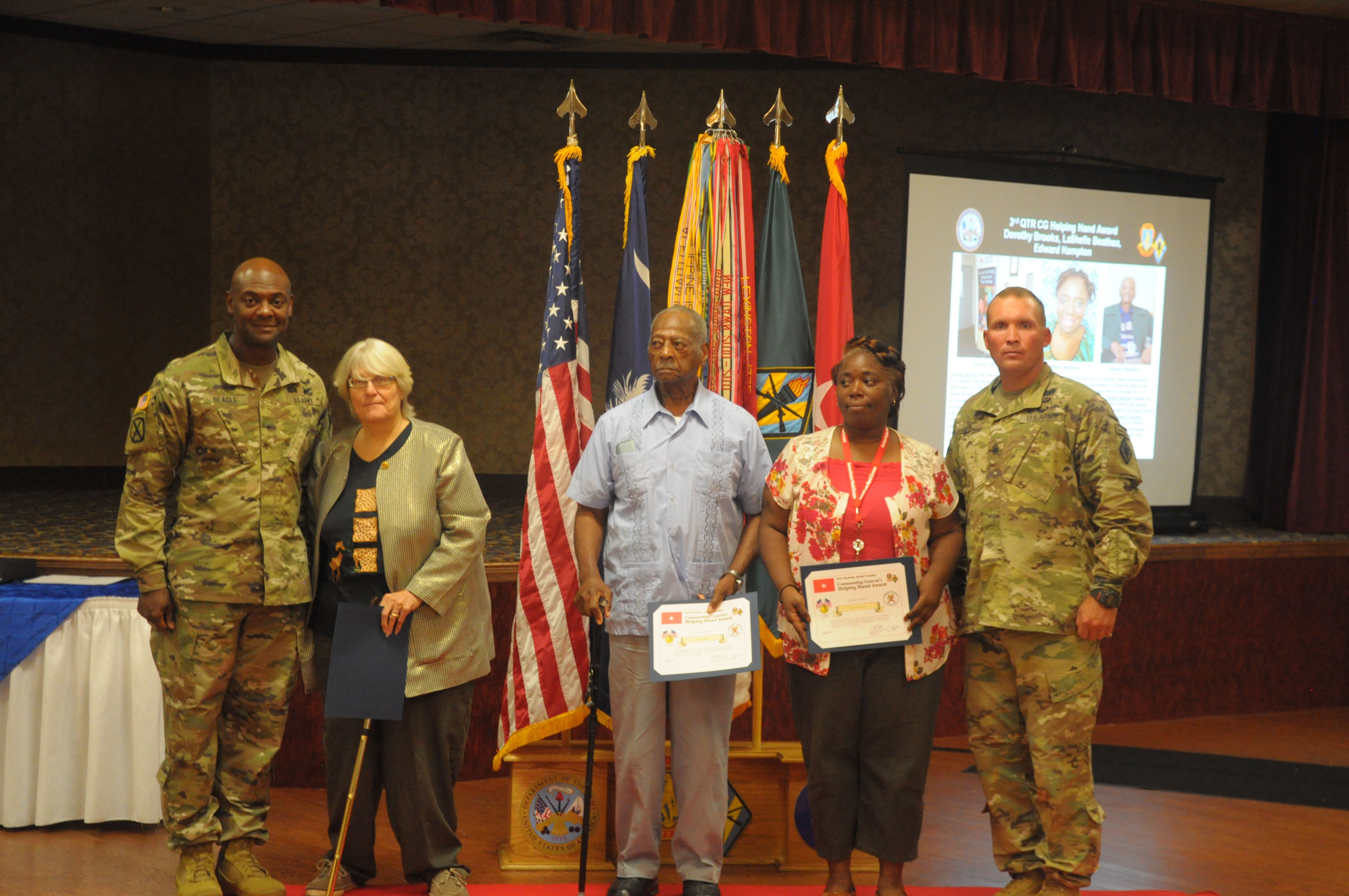 Post Thanks Awardees During Ceremony | Article | The United States Army