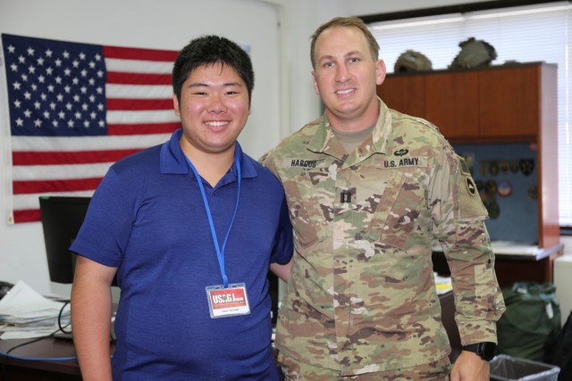 Host-nation college students work with Army, gain professional development through USAG Japan internship program