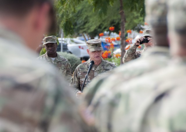 Fort Bliss WTB CSM relinquishes responsibility, retires