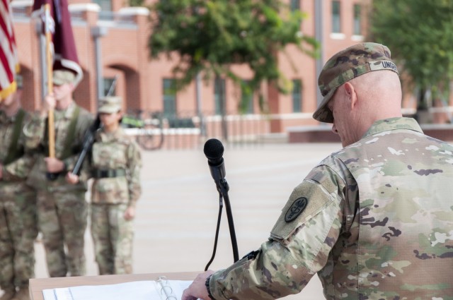 Fort Bliss WTB CSM relinquishes responsibility, retires