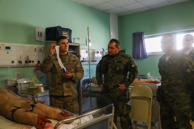 Combat casualty care Medics teach NATO forces combat casualty care