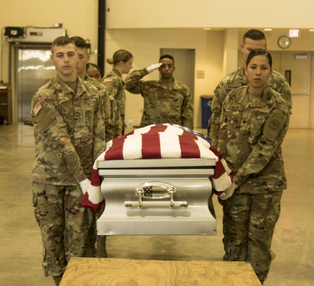 New York Army Guard members tackle demanding funeral honors course