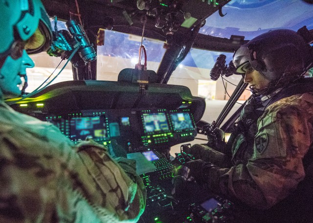 Army conducts first operational test of UH--60V Black Hawk helicopter digital cockpit