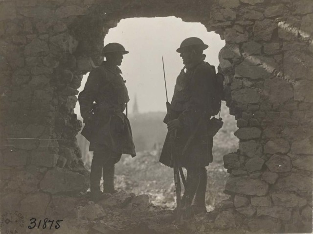 27th Division Soldiers on Guard in closing days of WW I