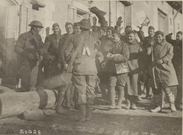27th Division Soldiers on Guard in closing days of WW I