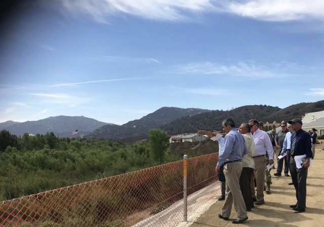 LA District commander tours San Diego, Riverside project sites