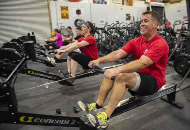 While deployed in Kuwait, Soldiers get their daily fix of functional fitness