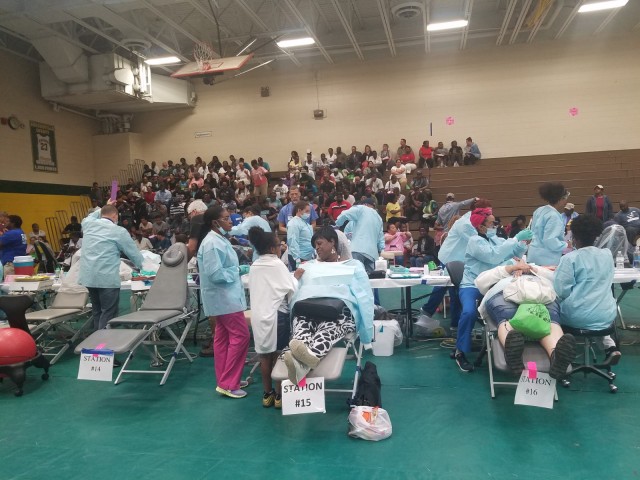 Fort Lee medical and dental staff lend healing hands 