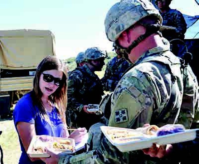 Field feeding team tests new menus