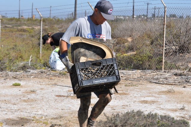 Corps hosts cleanup event at Santa Ana River Marsh