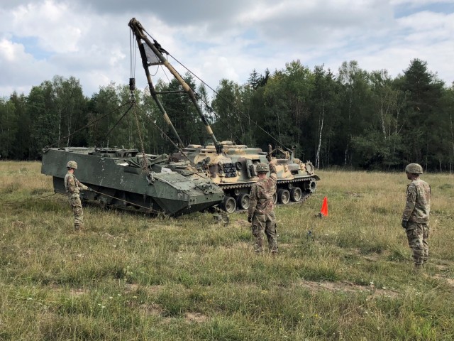 Idaho National Guard members travels to Germany to train vehicle recovery operations