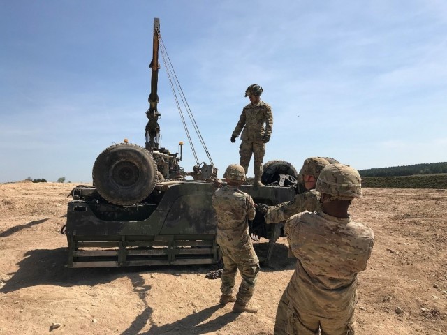 Idaho National Guard members travels to Germany to train vehicle recovery operations