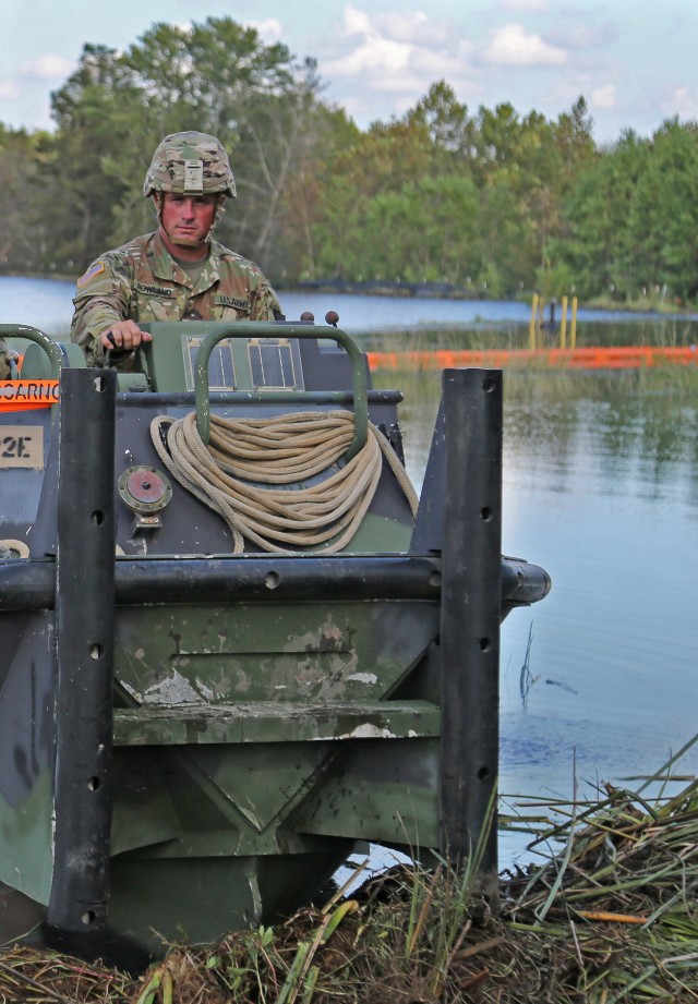 125th Engineer Multi-Role Bridge Company Bridge Erection Boat