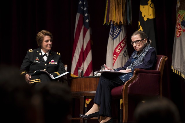 Justice Ginsburg visits West Point