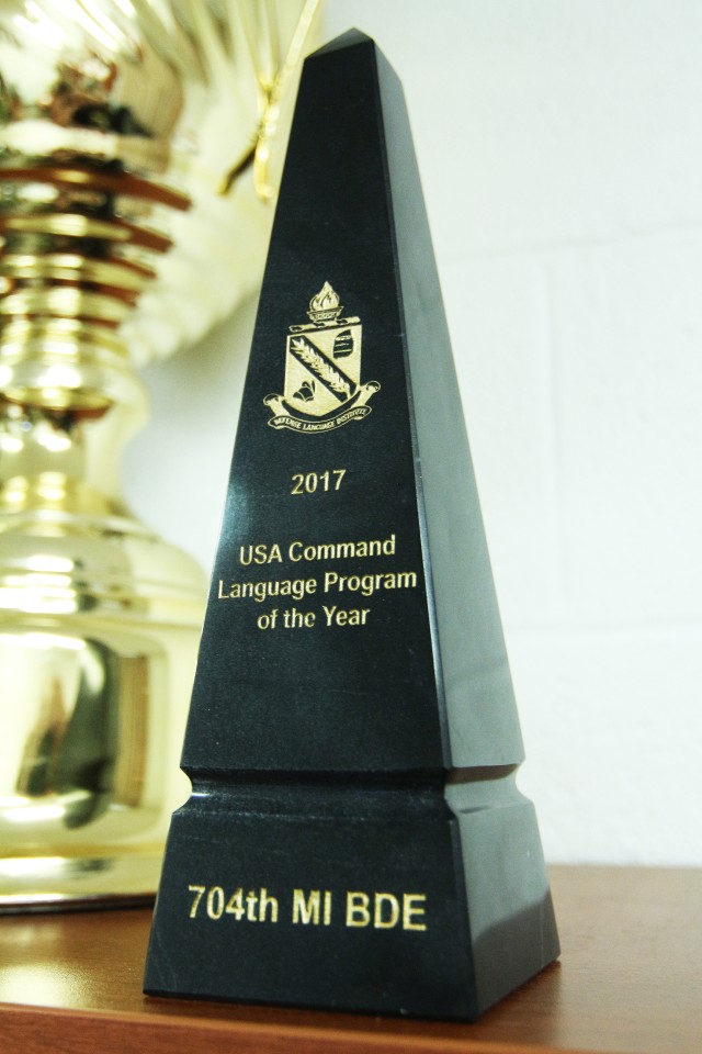 704th Military Intelligence Brigade wins its second DA Language Program of the Year award