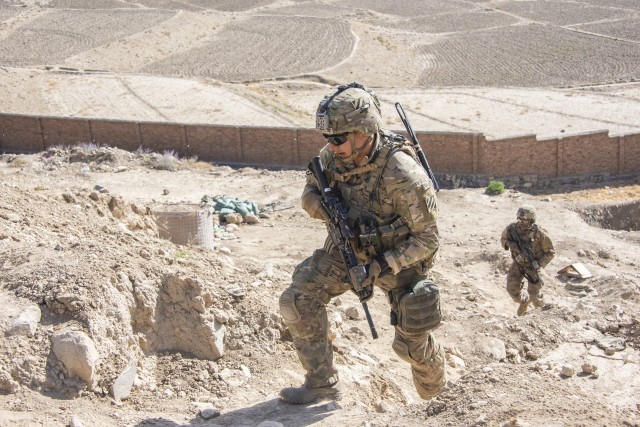 In Afghan-led missions, SFAB Soldiers accompany partners, assist when needed