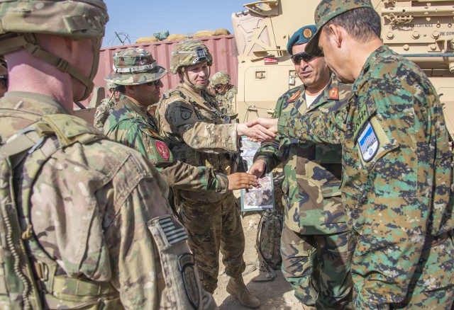 In Afghan-led missions, SFAB Soldiers accompany partners, assist when needed