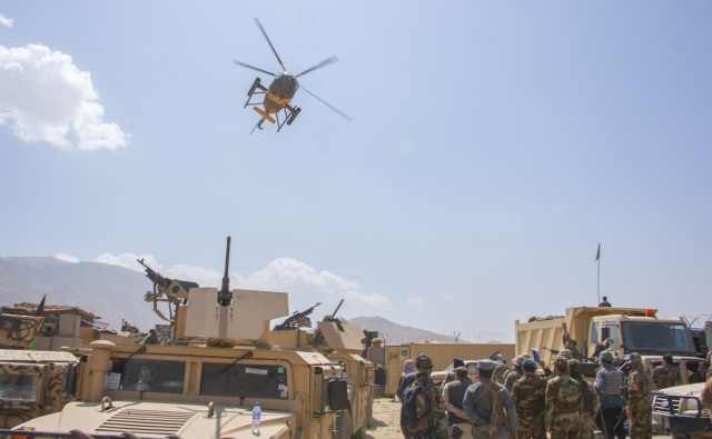 In Afghan-led missions, SFAB Soldiers accompany partners, assist when needed