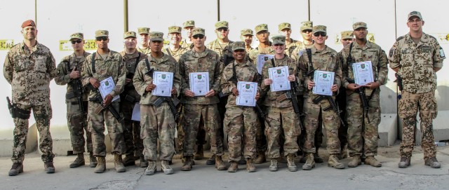 Screaming Eagle Soldiers Take on the "Schutzenschnur" in Bagram, Afghanistan 