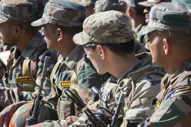 US Soldiers train with Indian counterparts on IED and room clearing tactics