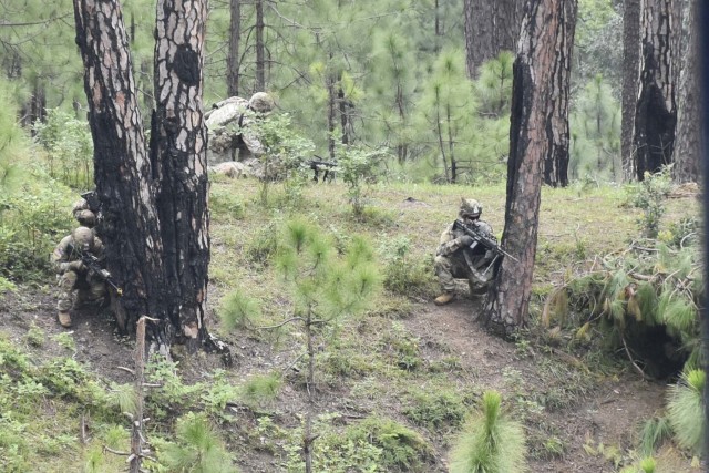 US and Indian soldiers share battle drills, techniques