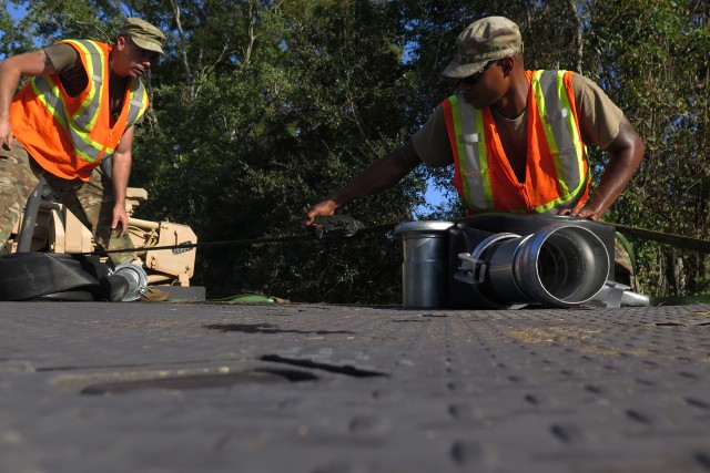 National Guard assists SC Department of Transportation to stem flood effects