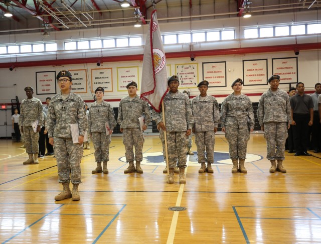 Camp Zama's JROTC conducts leadership recognition ceremony