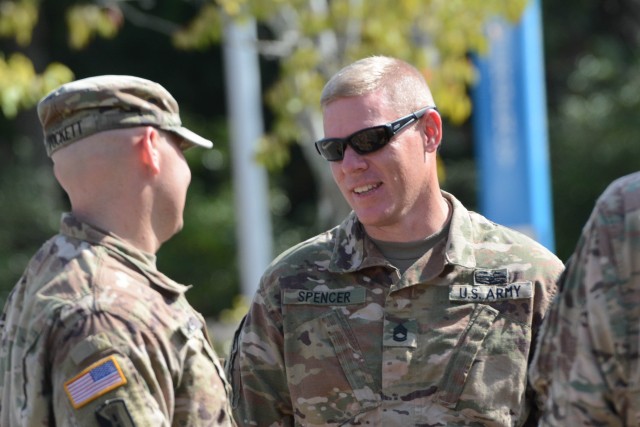 Batesburg Soldiers build HESCO water barrier