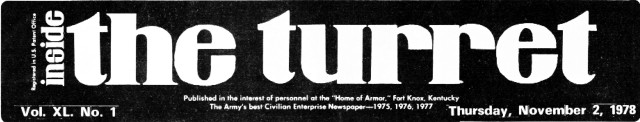 'Inside the Turret' considered Golden Age of Army newspapers