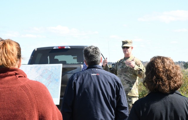 Military, civilian stakeholders discuss compatibility issues during Fort Drum tour