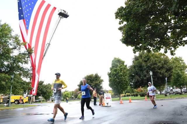 Hundreds take on the challenge at Fort Drum's inaugural Memorial to Monument Run