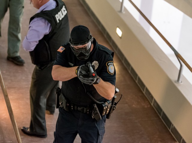 Depot personnel hone skills during exercise