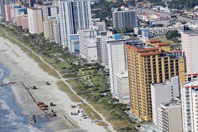 Myrtle Beach re-nourishment project