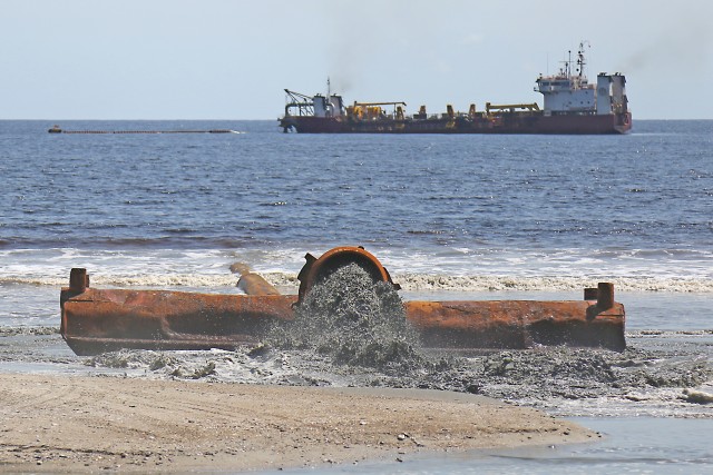 Myrtle Beach re-nourishment project