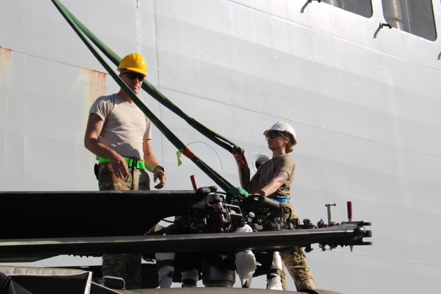 599th partnership uploads USNS Bob Hope