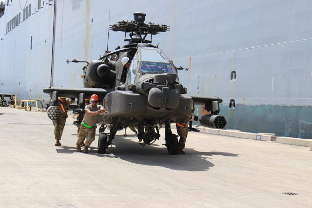 599th partnership uploads USNS Bob Hope