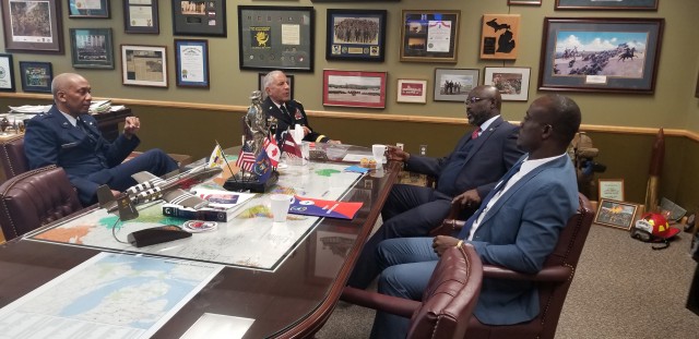 Liberian President visits Michigan National Guard to honor partnership