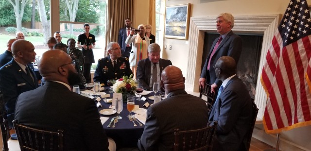 Liberian President visits Michigan National Guard to honor partnership
