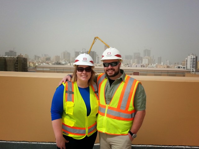 Project Manager Pete DeMattei in Bahrain