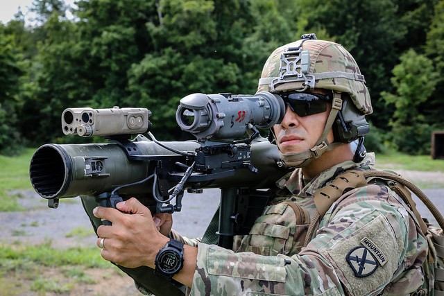 Soldier with ITWS-mounted M3