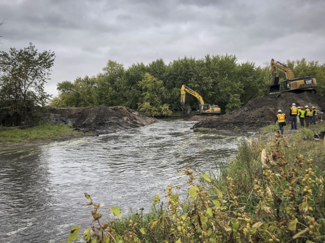 A river rerouted: Step 1 in the Marsh Lake ecosystem restoration project