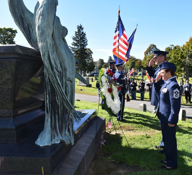 New York Guard honors 21st president Chester A. Arthur