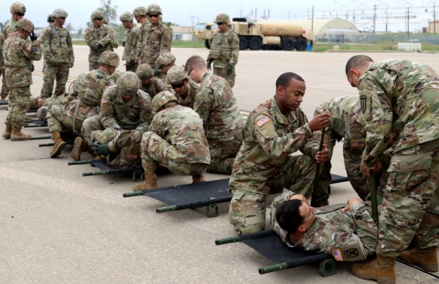 Brave Rifles sharpen skills during CASEVAC training