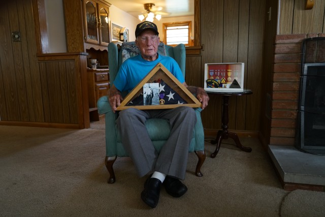 World War II vet and Iron Soldier eyes 100th; reflects on service and family