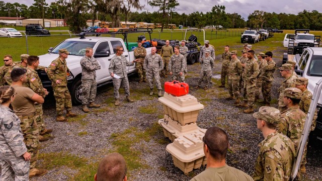 Guard members mobilize as Hurricane Michael approaches Florida