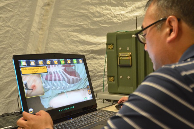 TATRC Holds Telesurgical Consultation Test during MISL Evaluation Event
