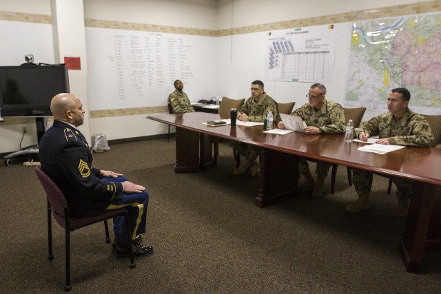 4th Cavalry Multi-Functional Training Brigade NCO of the Quarter Board